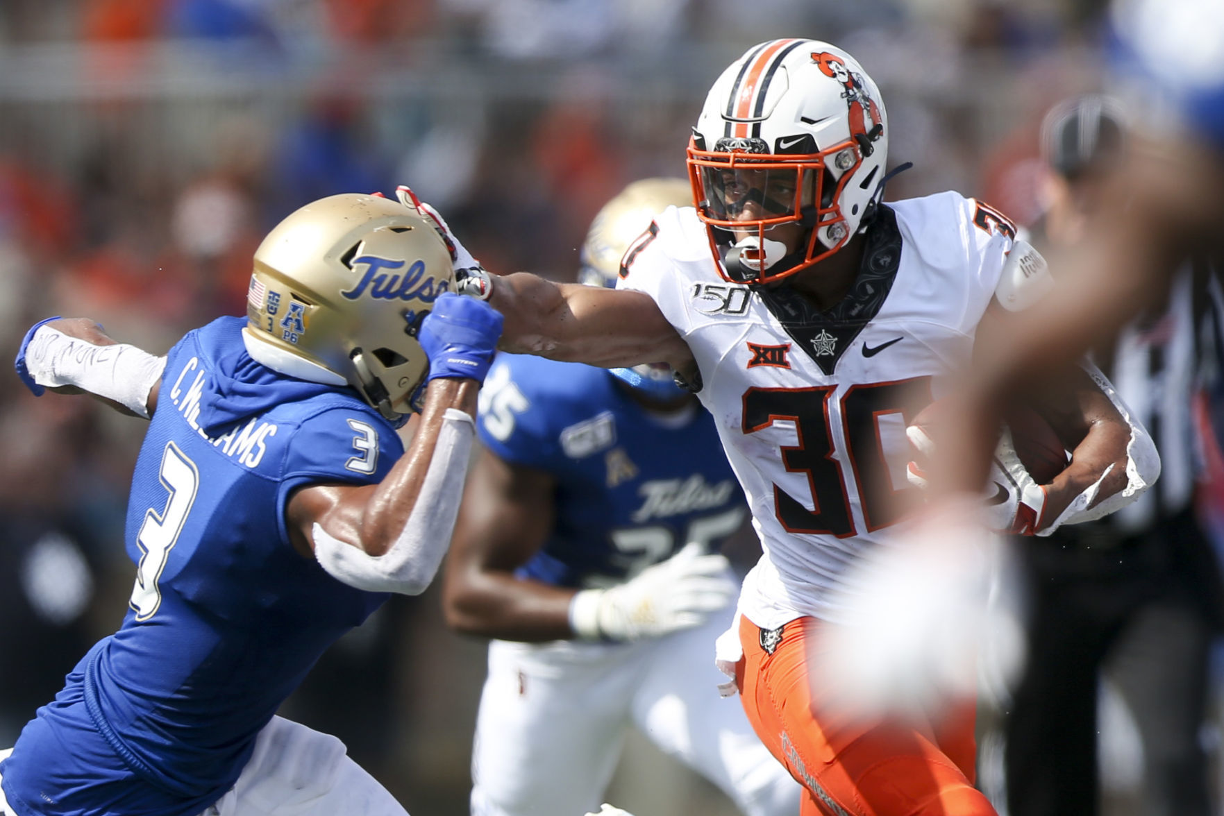 Chuba Hubbard in 2019